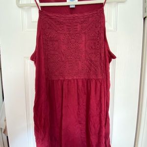 Dark red Old Navy spaghetti strap tank